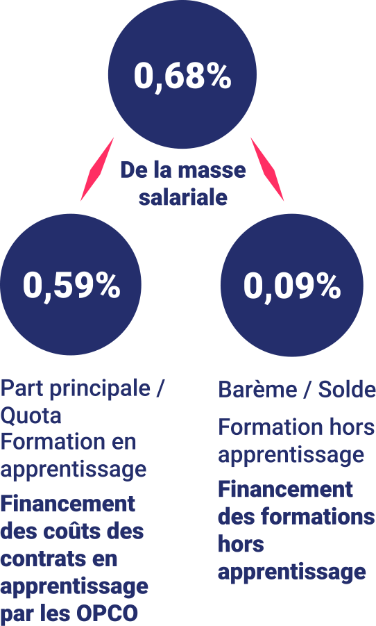 infographie répartition masse salariale